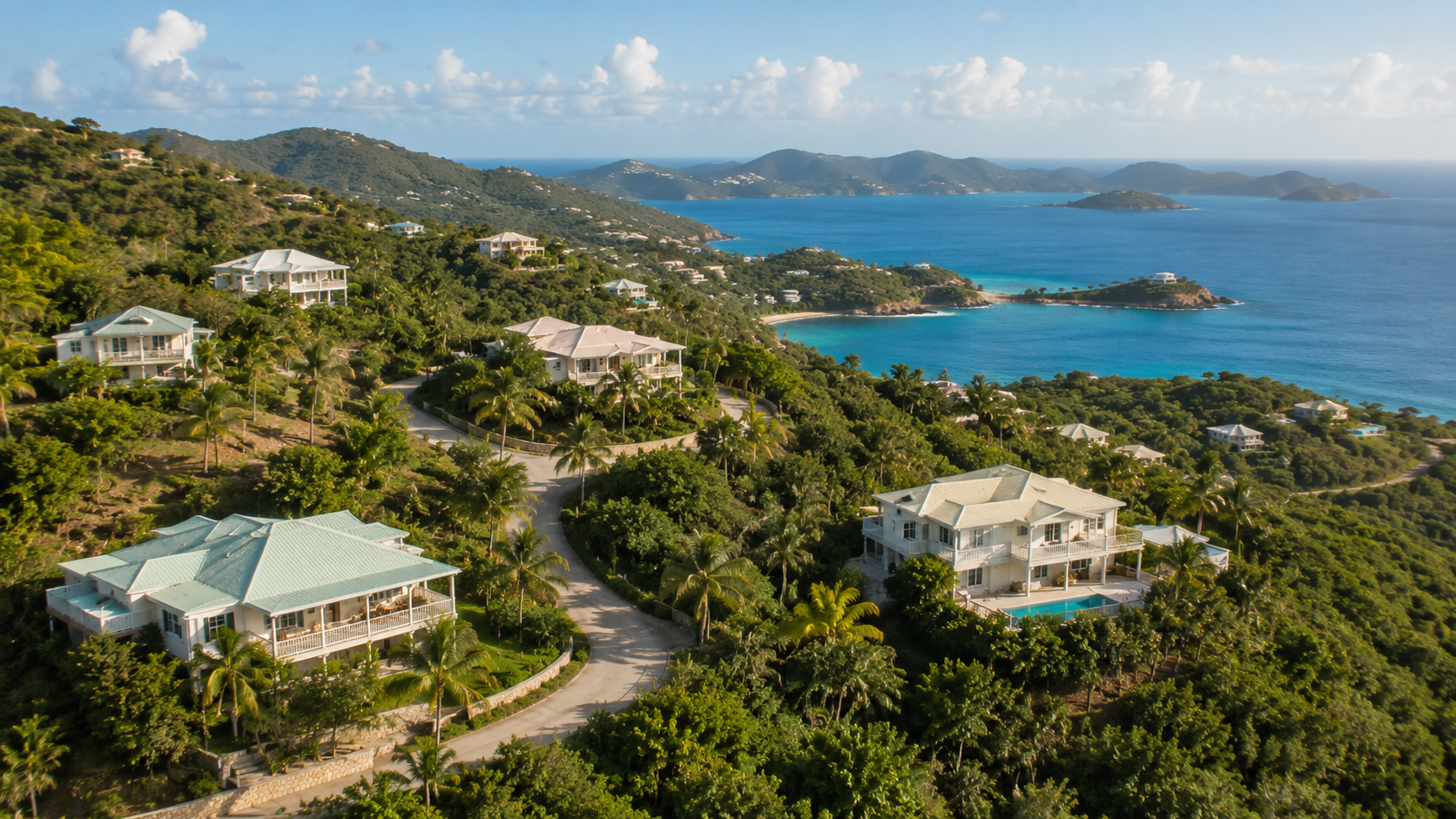 Multiple island villas monitored across a property portfolio
